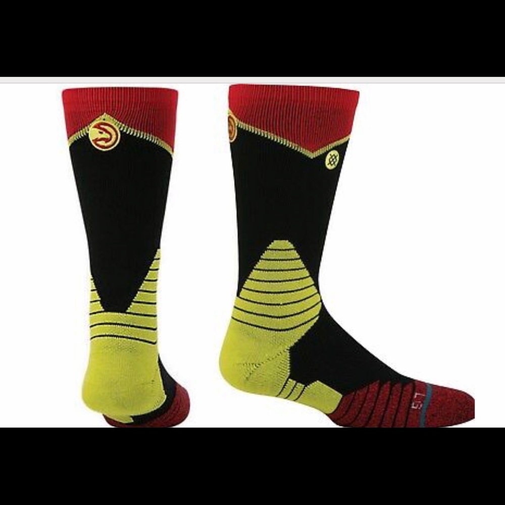 Stance NBA Fusion Hawks socks. SZ L-XL - Picture 1 of 3